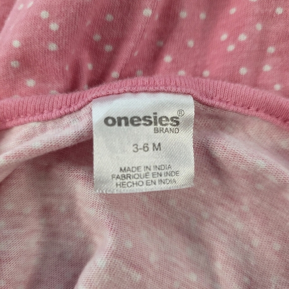 ✨Bundle of 3 Baby Girl Cotton Zip Footed Sleepers | Size 3–6 Months✨ - Picture 4 of 15